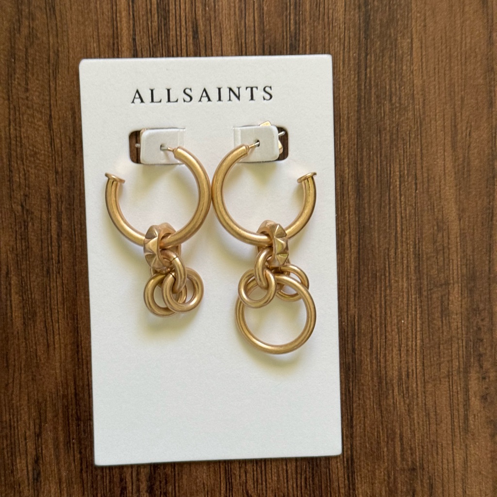 All Saints Serra Hoop Earring 65$